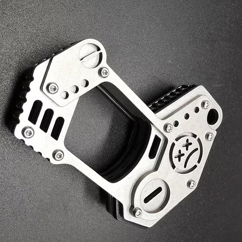 Precision Steel Knuckle Duster Window Breaker Survival EDC Tool