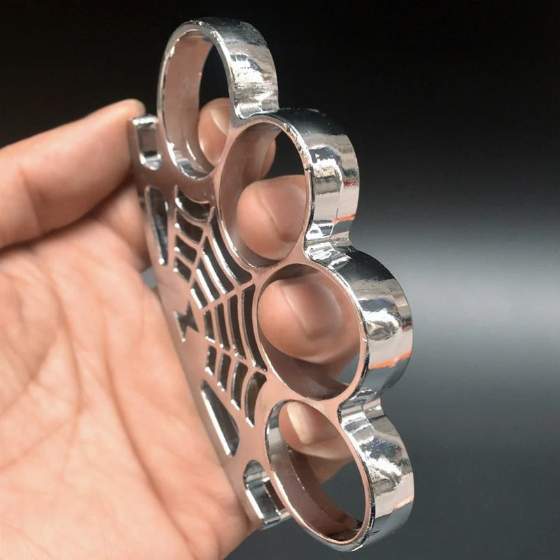 Metal Brass Knuckle Duster by WebGuard for Window Breaking Protection