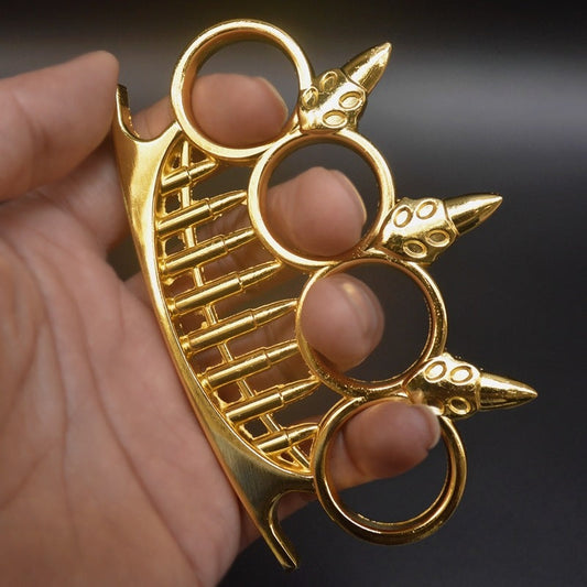 Four-Finger Bullet Head Knuckle Tool for Self-Defense