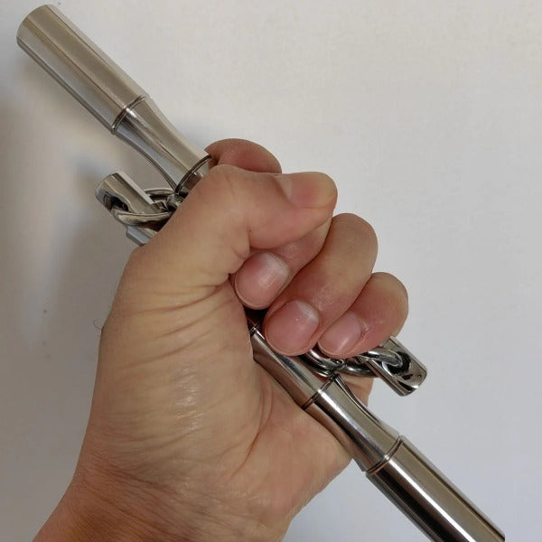 Solid Steel Mini Stick Designed for Self-Defense Applications