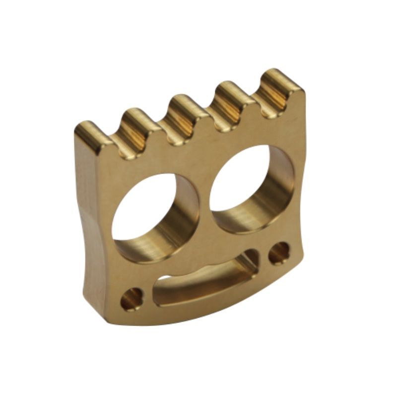 Mini Smiley Brass Knuckle Duster Window Breaker