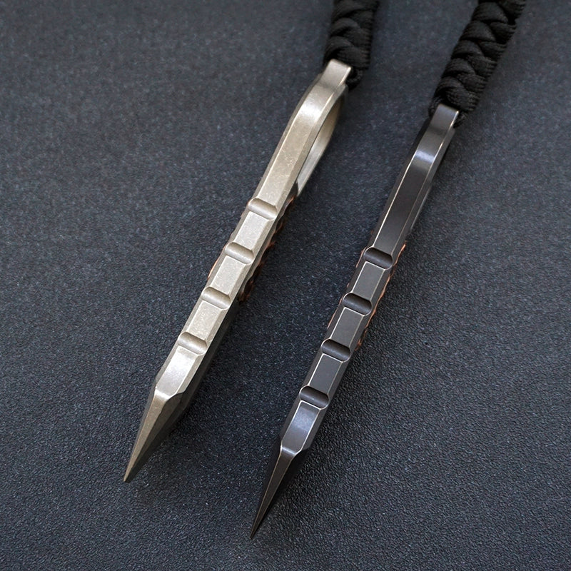 Tactical Multi-Purpose Pry Bar Crafted from Titanium Alloy