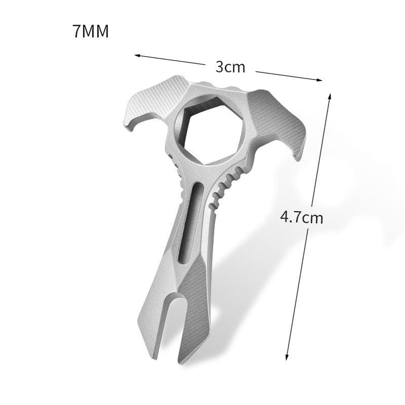 Titanium Knuckle Duster EDC MultiTool Finger Guard