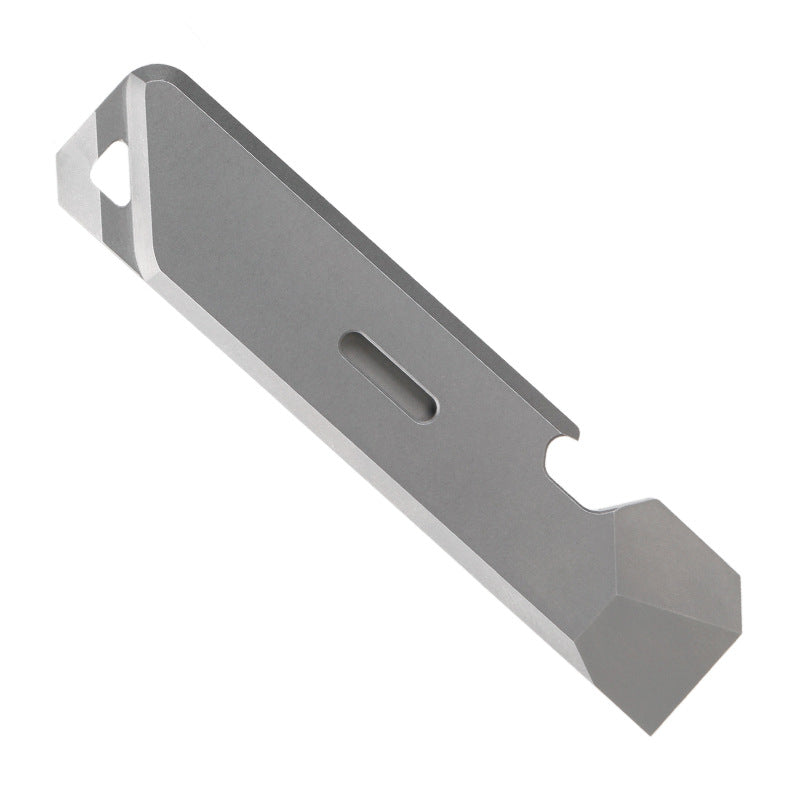 Titanium Mini Pry Tool Multi-Function Gear for Outdoor and Self-Defense Use