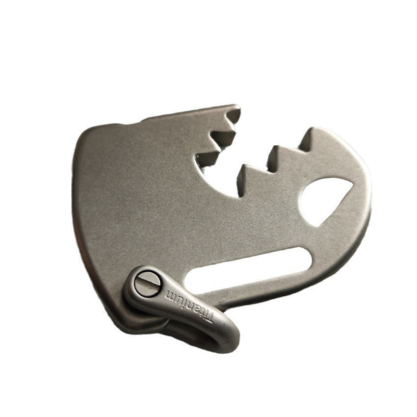 SharkBite Titan Keychain Bottle Opener Tool for EDC Use