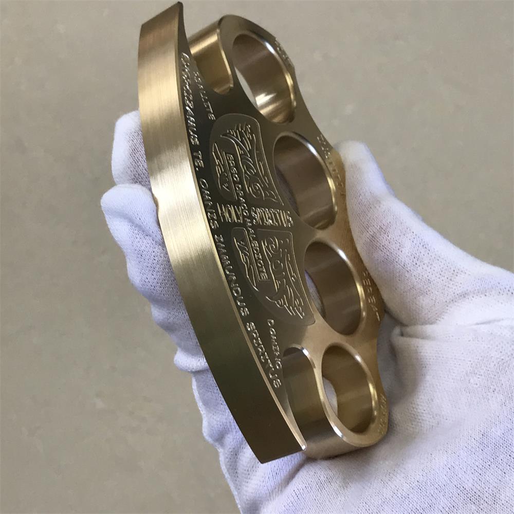 Brass Knuckle Duster Warrior Self Defense EDC Tool for Breaking Windows