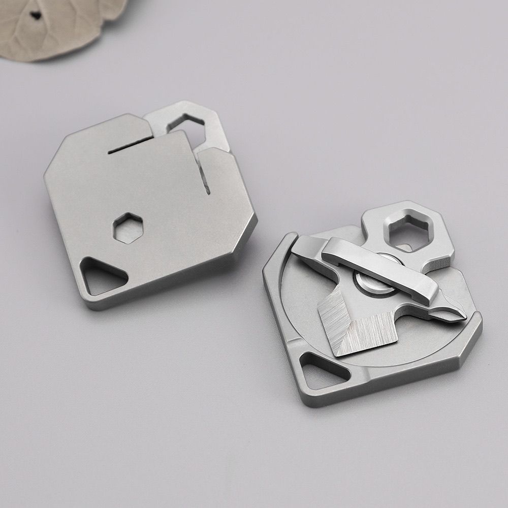 Mini Titanium Alloy Keychain Knife Multi Tool