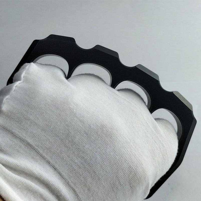 Solid Aluminum Knuckle Duster with Enlarged Finger Openings