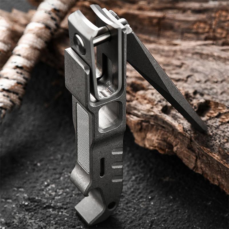 Multi-Function Titanium Alloy Nail Clippers with Bottle Opener