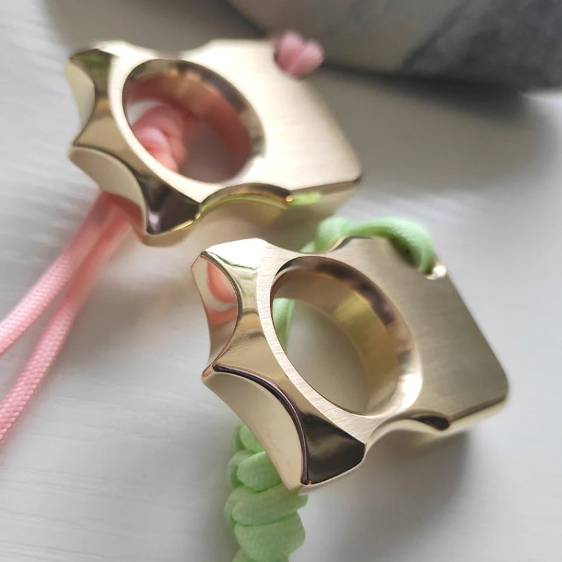 Single Finger Brass Knuckle Multi-Function Self Defense Gear