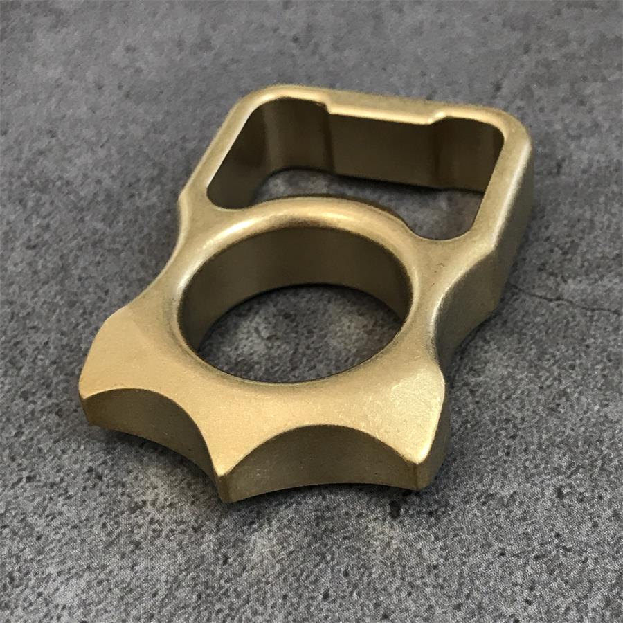 Heavy-Duty Brass Knuckle Duster with Bottle Opener and Window Breaker EDC Tool
