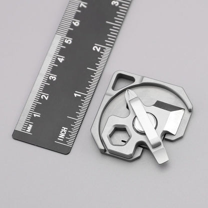 Mini Titanium Alloy Keychain Knife Multi Tool