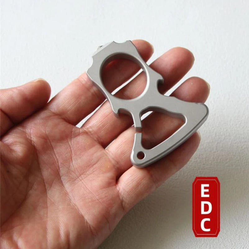 304 Steel Quick-Hang Knuckle Duster for Personal Protection