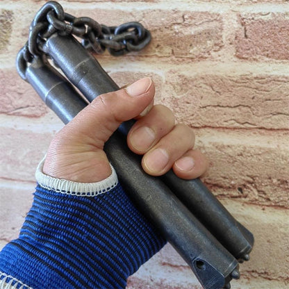 Window Breaking Handmade Nunchucks Crafted from Tungsten Steel for Self-Defense