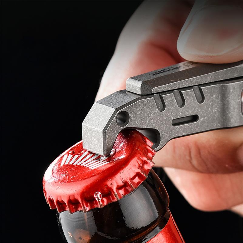 Multi-Function Titanium Alloy Nail Clippers with Bottle Opener