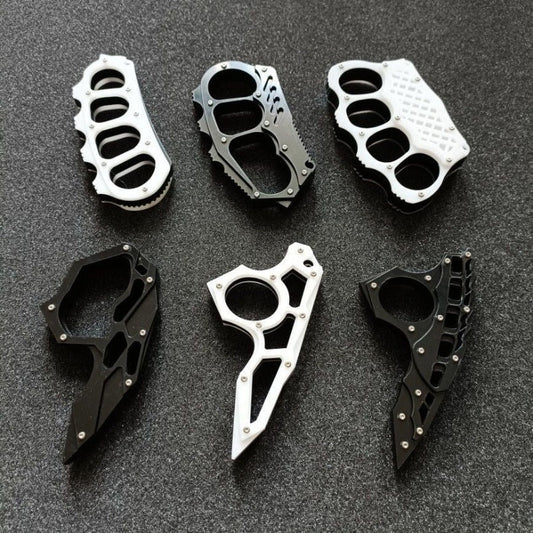 FistGuard Protective Knuckle Duster and Window Smashing Tool