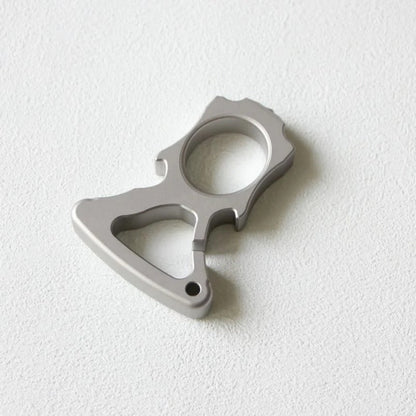 304 Steel Quick-Hang Knuckle Duster for Personal Protection
