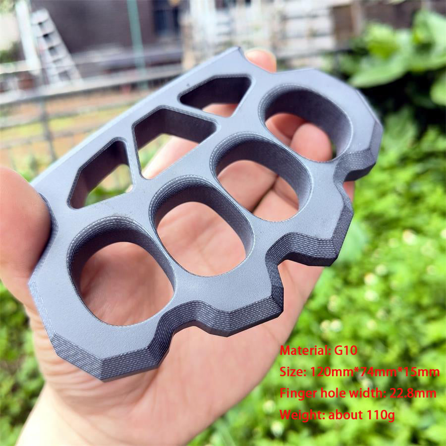 Multifunctional G10 Knuckle Duster Personal Defense Tool for EDC
