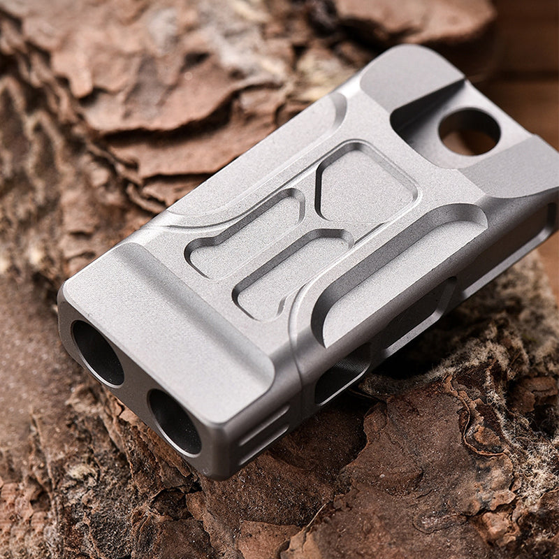 Titanium Dual Barrel Whistle for Extreme Sound Output