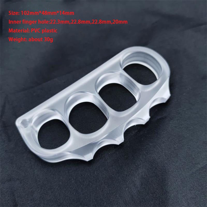Big Pea Non-Metallic Knuckle Duster Self-Defense Accessory