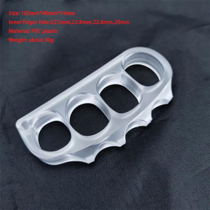 Big Pea Non-Metallic Knuckle Duster Self-Defense Accessory