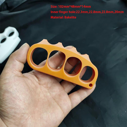 Big Pea Non-Metallic Knuckle Duster Self-Defense Accessory