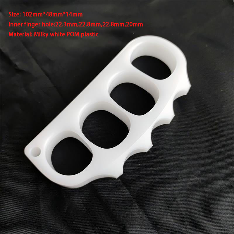 Big Pea Non-Metallic Knuckle Duster Self-Defense Accessory
