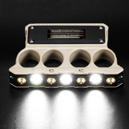 Self-Defense Knuckle Duster Flashlight with Emergency Glass Breaker