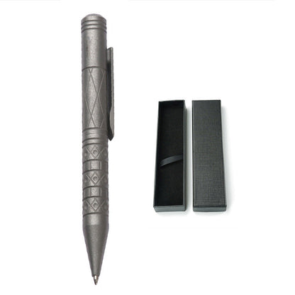 Titanium Tactical Pen Designed for Emergency Window Breaking