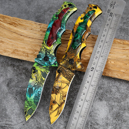 Multi-Purpose Titanium Pry Bar EDC Tool with Bottle Opener and Fidget Feature