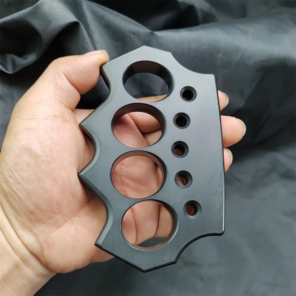Assault-Ready Transparent Knuckle Duster for Personal Safety