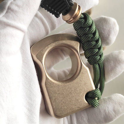 Single Finger Brass Knuckle Multi-Function Self Defense Gear