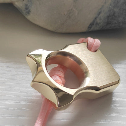 Single Finger Brass Knuckle Multi-Function Self Defense Gear