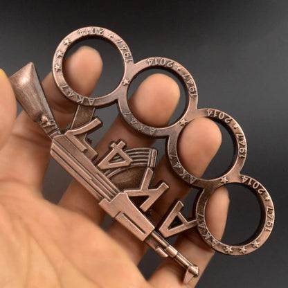 LifeGuard Brass Knuckle Duster with Four-Finger Tactical Protection