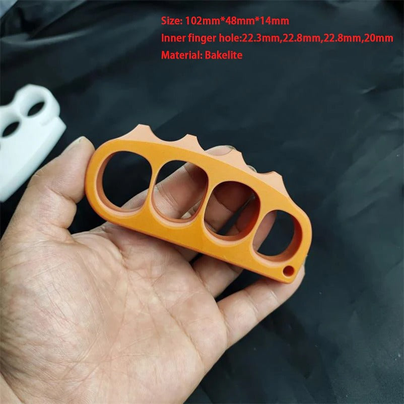Big Pea Non-Metallic Knuckle Duster Self-Defense Accessory