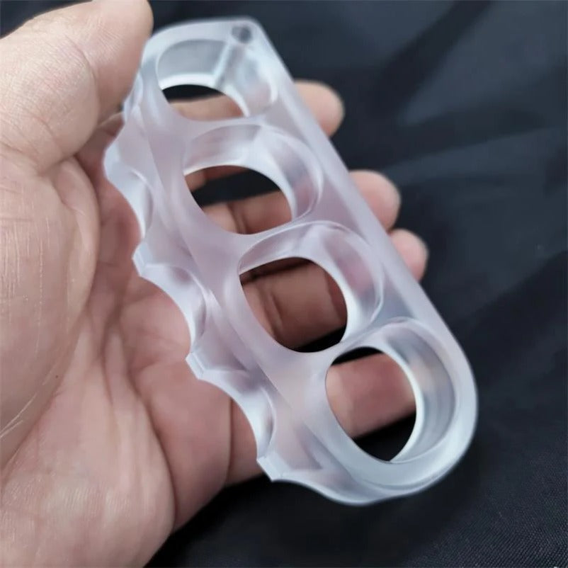 Big Pea Non-Metallic Knuckle Duster Self-Defense Accessory