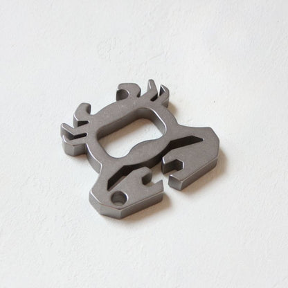 Titanium Crab Design Knuckle Duster for EDC with Bottle Opening Function