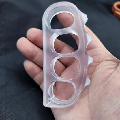 Big Pea Non-Metallic Knuckle Duster Self-Defense Accessory