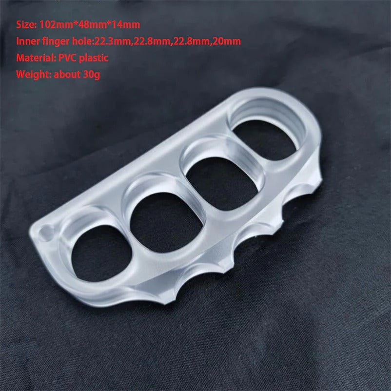 Big Pea Non-Metallic Knuckle Duster Self-Defense Accessory