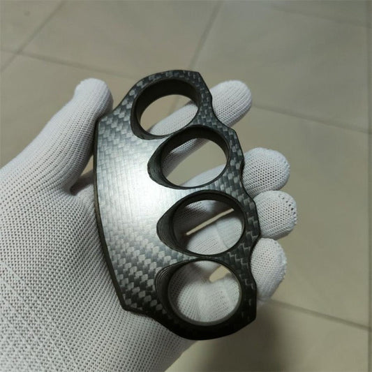 Carbon Fiber Defense Gear Knuckle Duster for Reliable Protection
