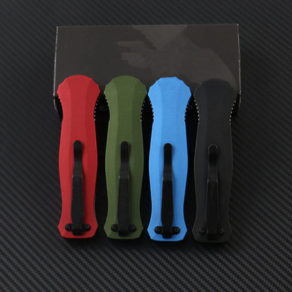 BM 3300 Tactical Knife EDC Self-Defense Tool with Aluminum Grip and D2 Blade